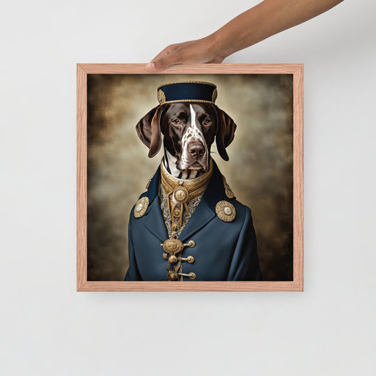 German Shorthaired Pointer- Framed photo paper poster v3