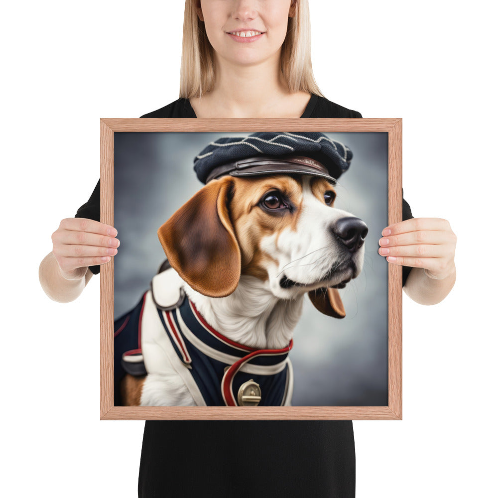 Beagle- Framed photo paper poster v4