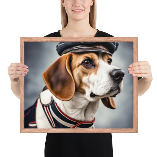 Beagle- Framed photo paper poster v4