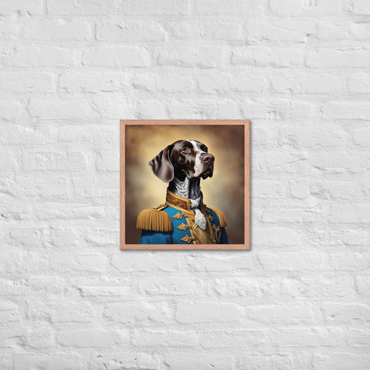 German Shorthaired Pointer- Framed photo paper poster v2