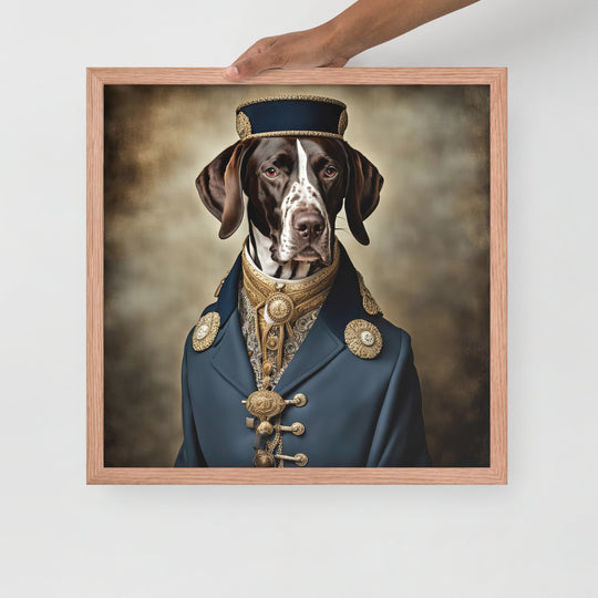 German Shorthaired Pointer- Framed photo paper poster v3