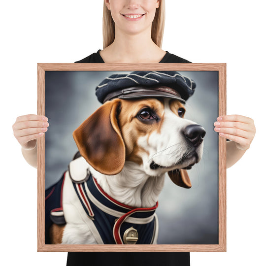 Beagle- Framed photo paper poster v4