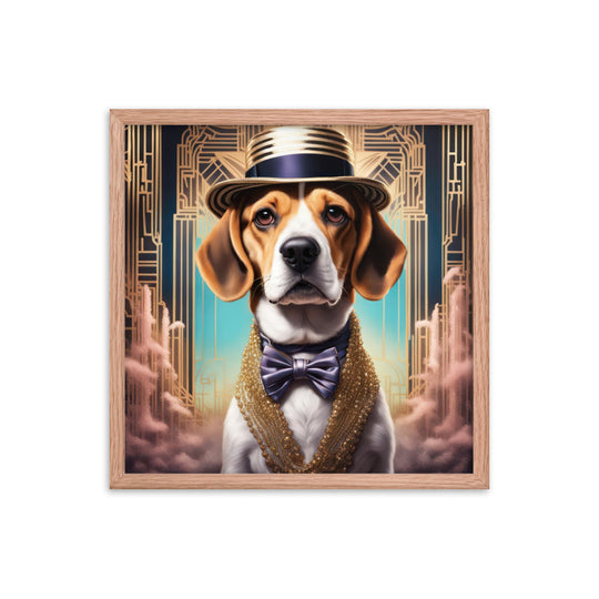 Beagle- Framed photo paper poster v2