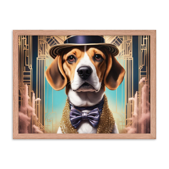 Beagle- Framed photo paper poster v2