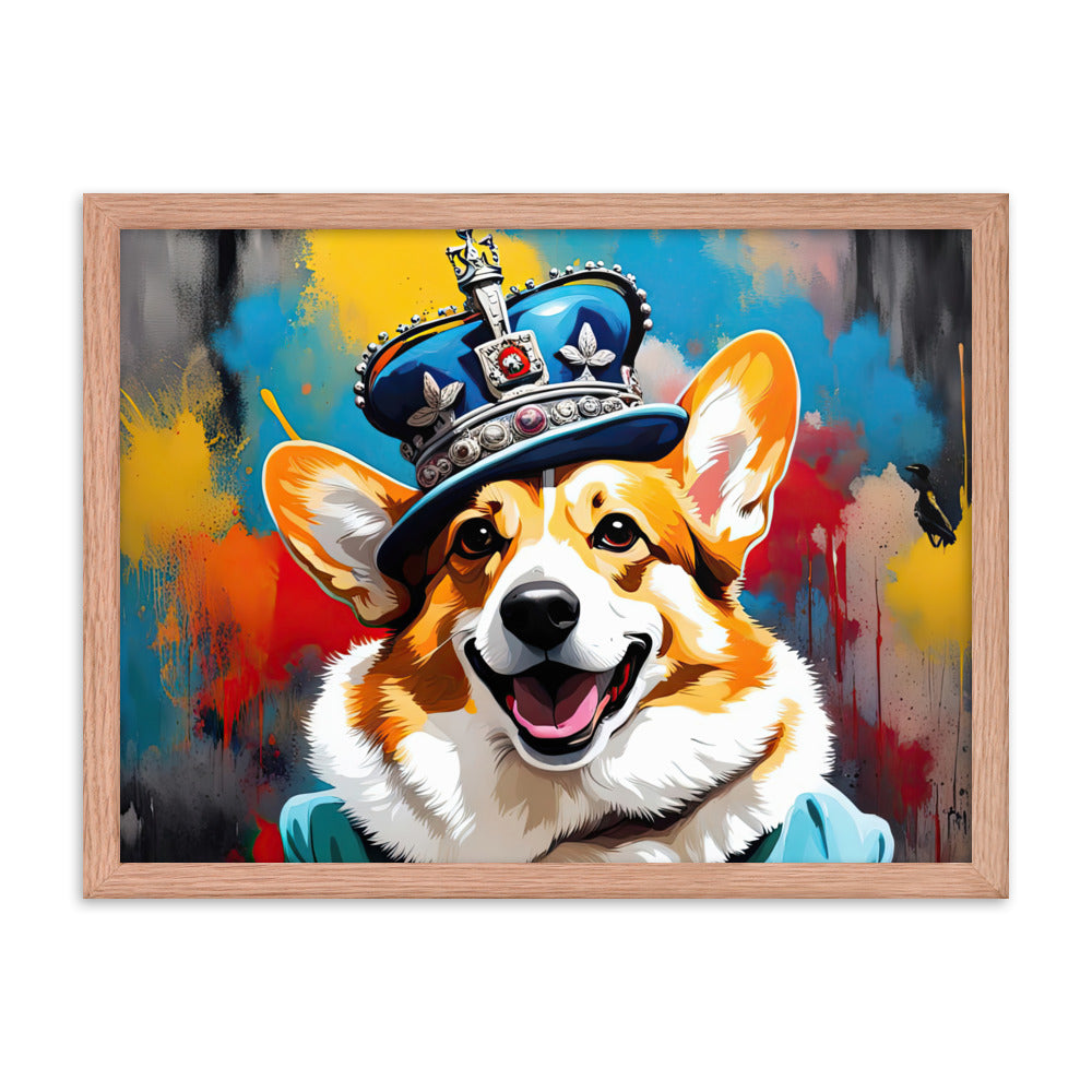 Pembroke Welsh Corgi- Framed photo paper poster v2