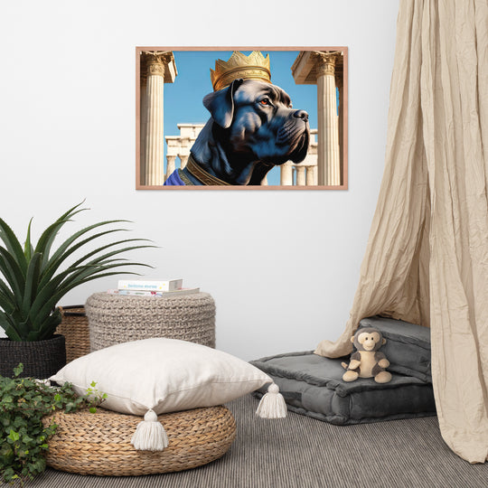 Framed photo paper poster-Cane Corso