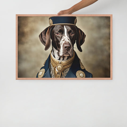 German Shorthaired Pointer- Framed photo paper poster v3