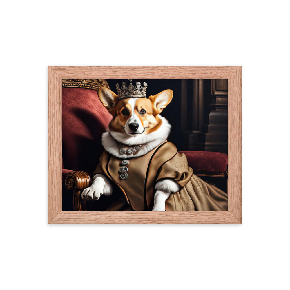 Pembroke Welsh Corgi- Framed photo paper poster