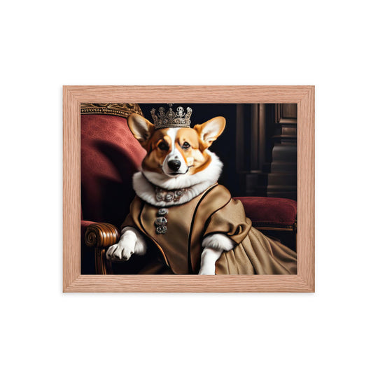 Pembroke Welsh Corgi- Framed photo paper poster