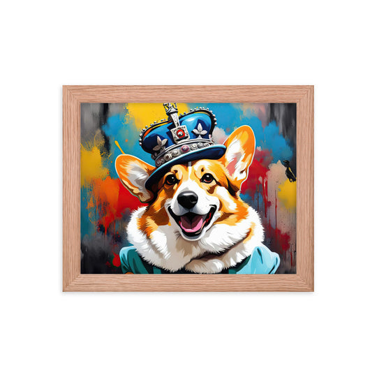 Pembroke Welsh Corgi- Framed photo paper poster v2