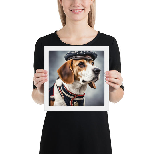 Beagle- Framed photo paper poster v4