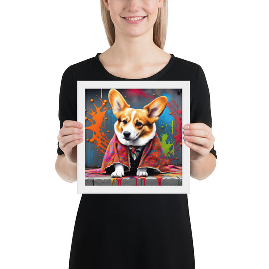 Pembroke Welsh Corgi- Framed photo paper poster v3