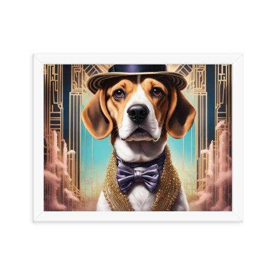 Beagle- Framed photo paper poster v2