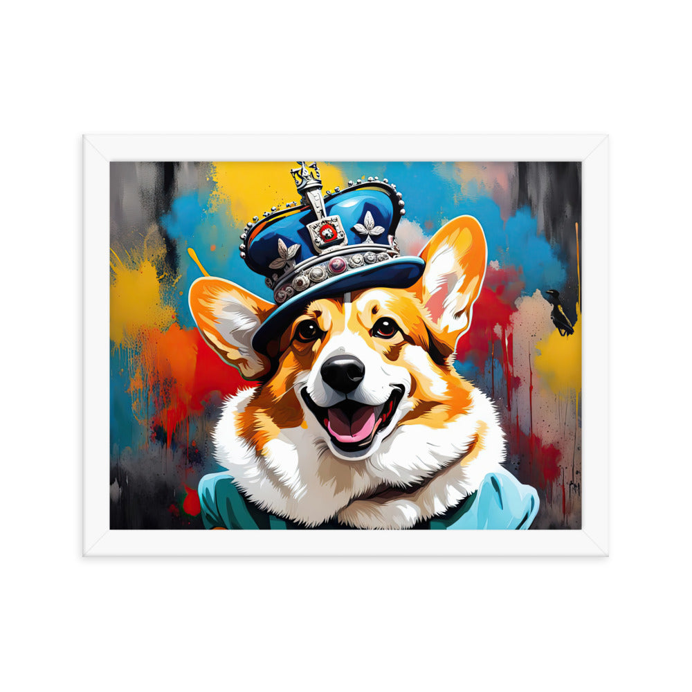 Pembroke Welsh Corgi- Framed photo paper poster v2