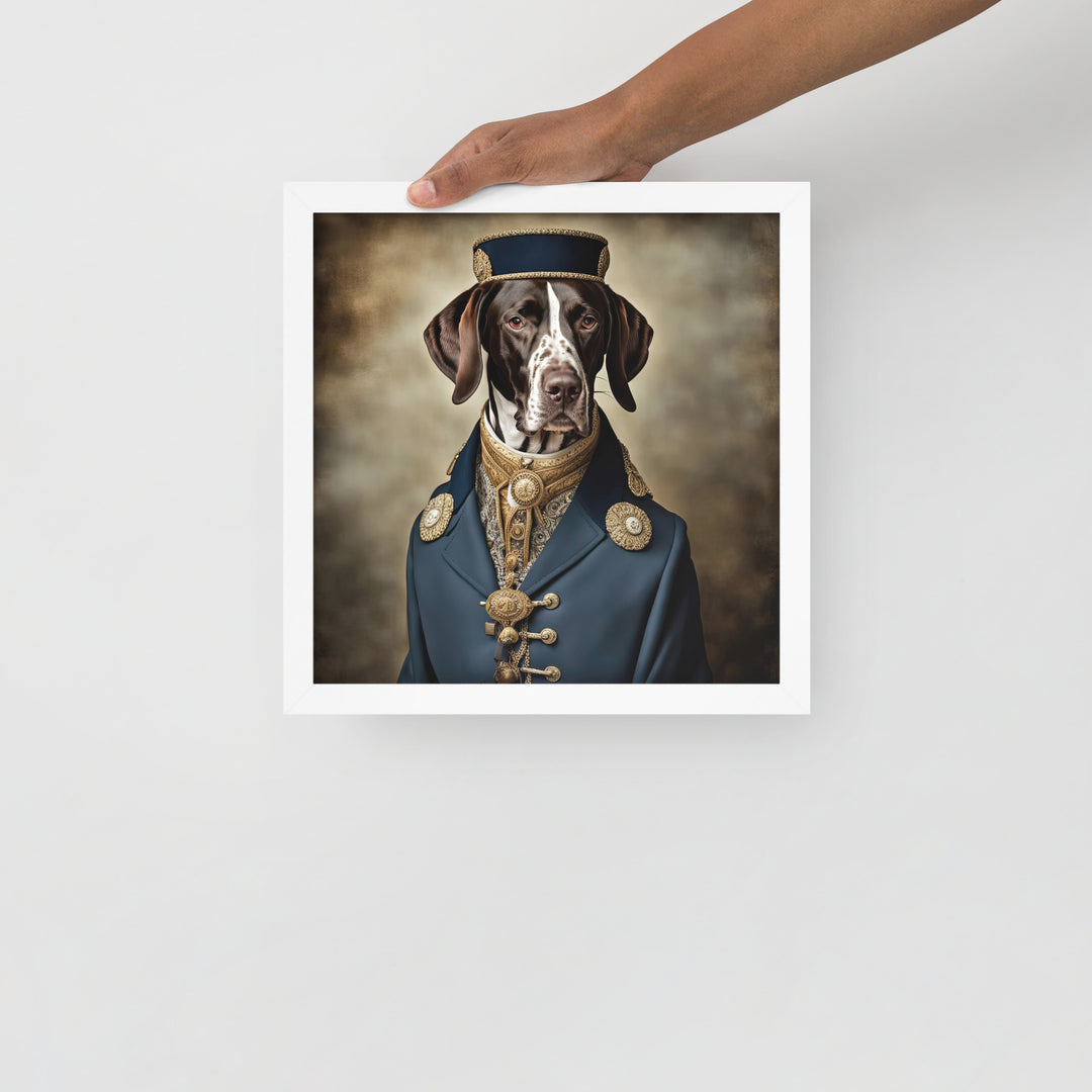 German Shorthaired Pointer- Framed photo paper poster v3