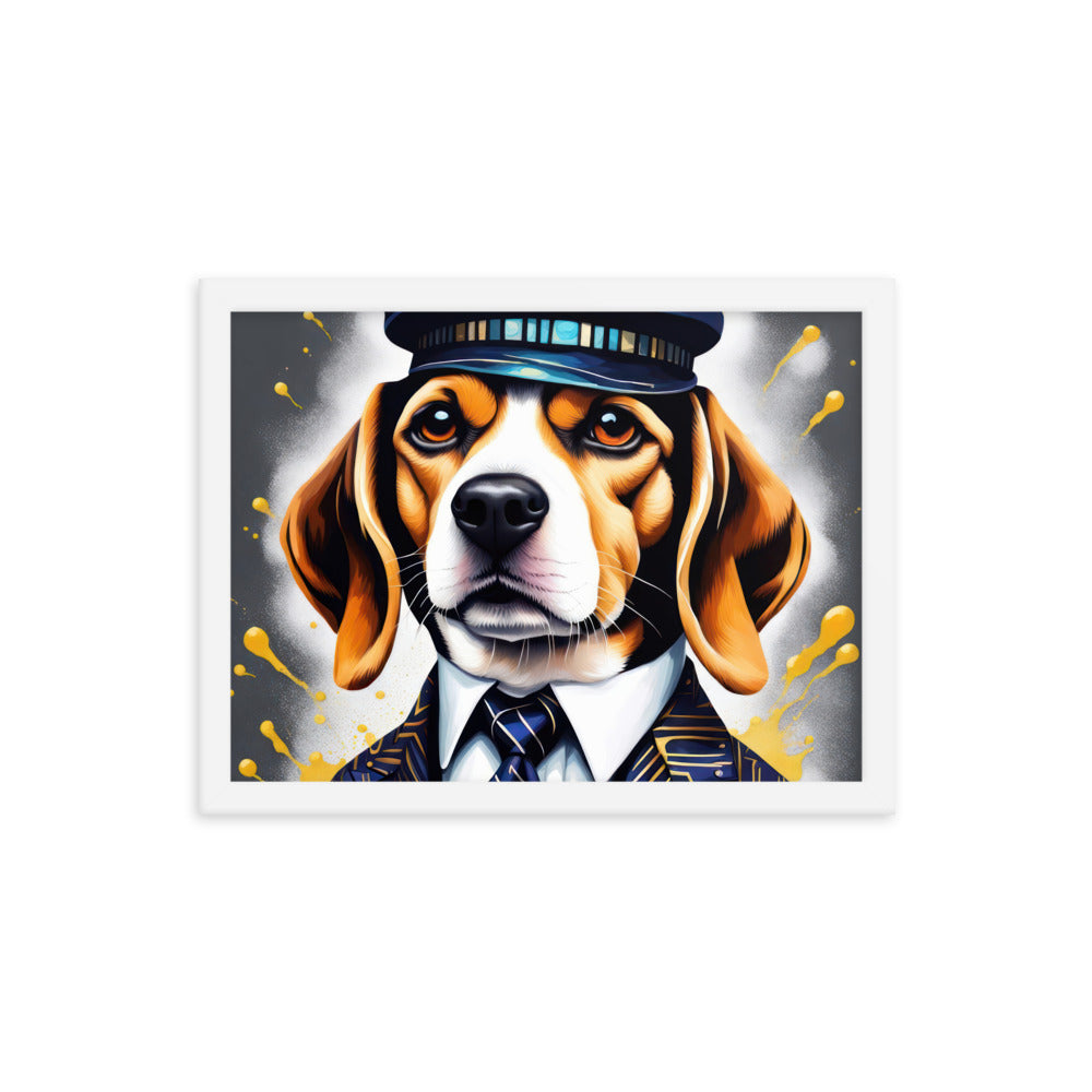 Beagle- Framed photo paper poster v5