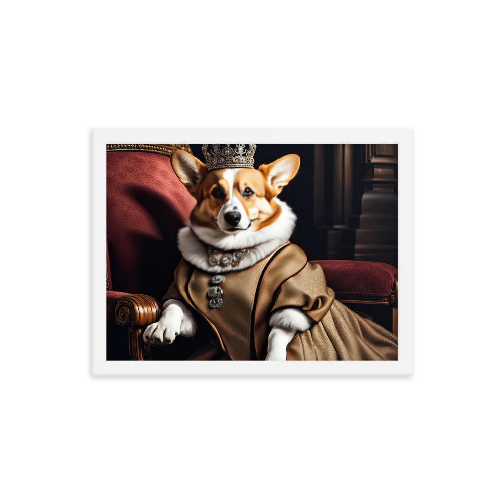 Pembroke Welsh Corgi- Framed photo paper poster