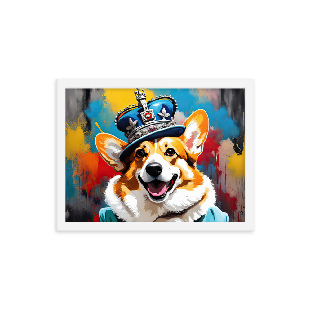 Pembroke Welsh Corgi- Framed photo paper poster v2