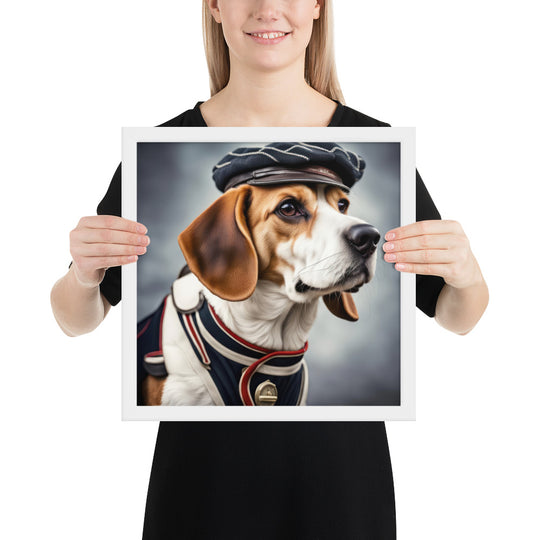 Beagle- Framed photo paper poster v4