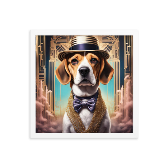 Beagle- Framed photo paper poster v2