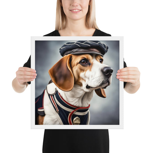 Beagle- Framed photo paper poster v4