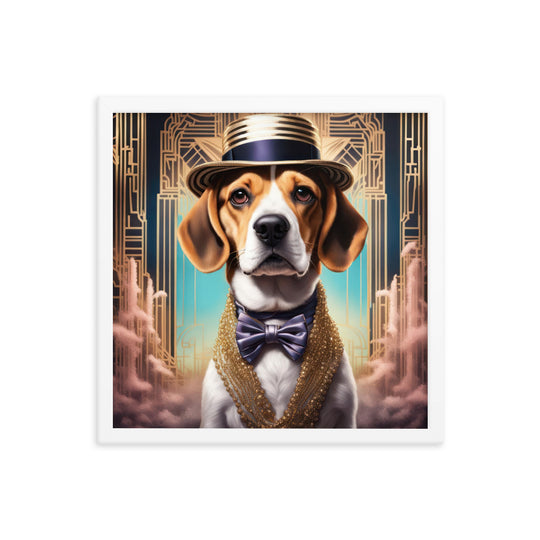 Beagle- Framed photo paper poster v2