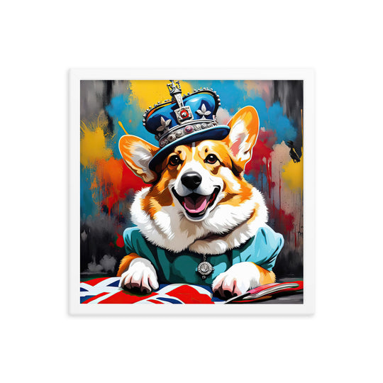 Pembroke Welsh Corgi- Framed photo paper poster v2