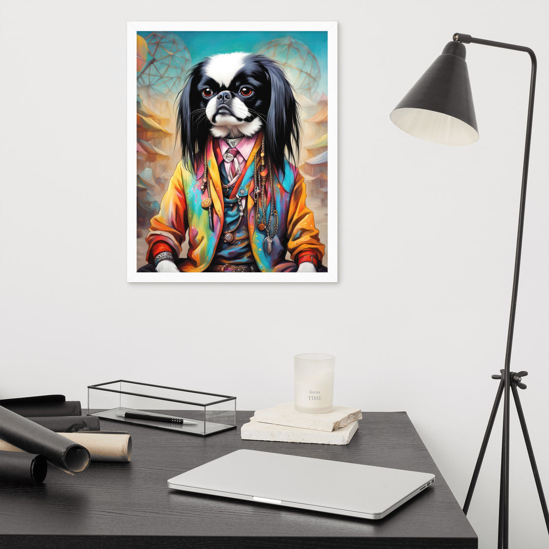 Framed photo paper poster-Japanese Chin