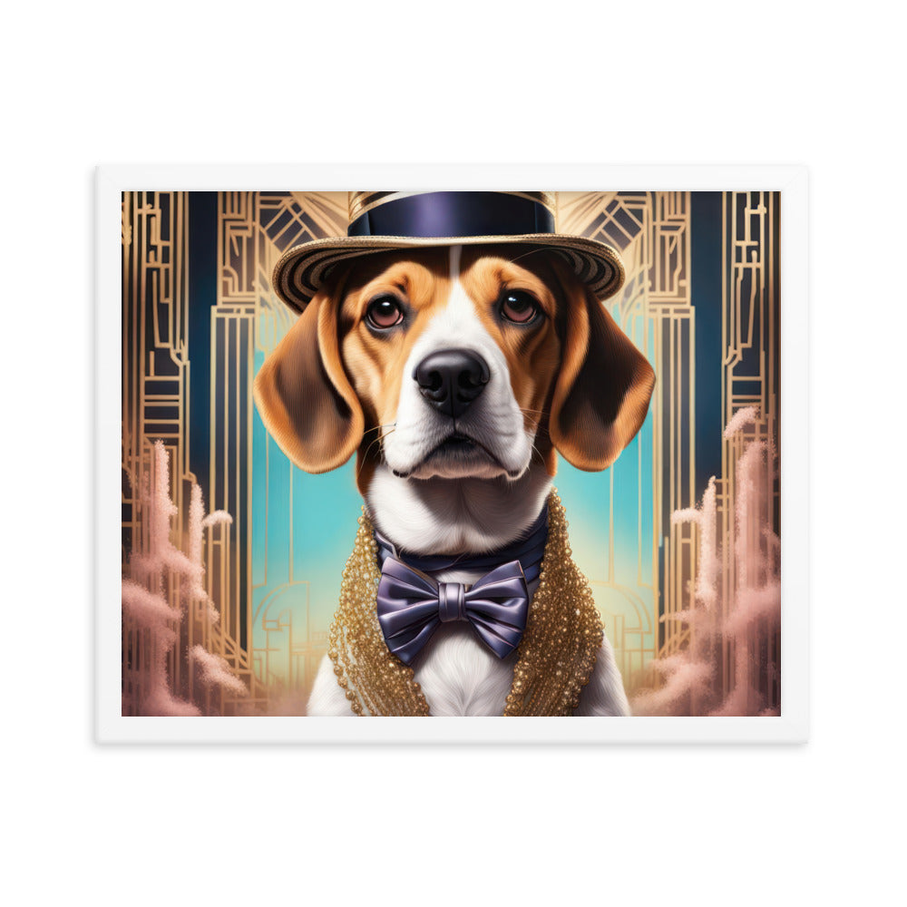 Beagle- Framed photo paper poster v2