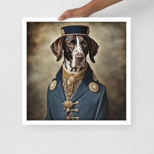 German Shorthaired Pointer- Framed photo paper poster v3