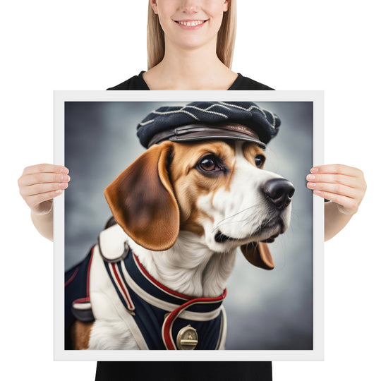 Beagle- Framed photo paper poster v4