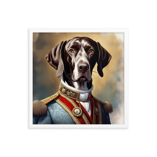 German Shorthaired Pointer- Framed photo paper poster v4