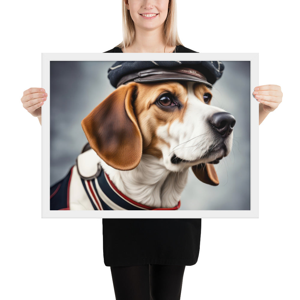 Beagle- Framed photo paper poster v4