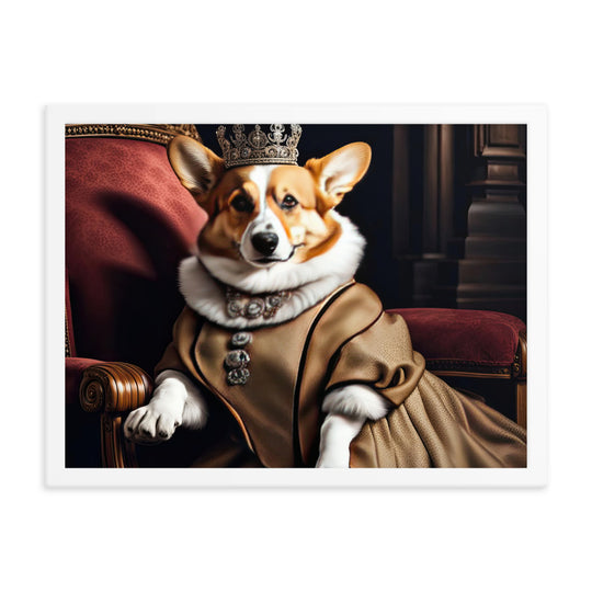 Pembroke Welsh Corgi- Framed photo paper poster