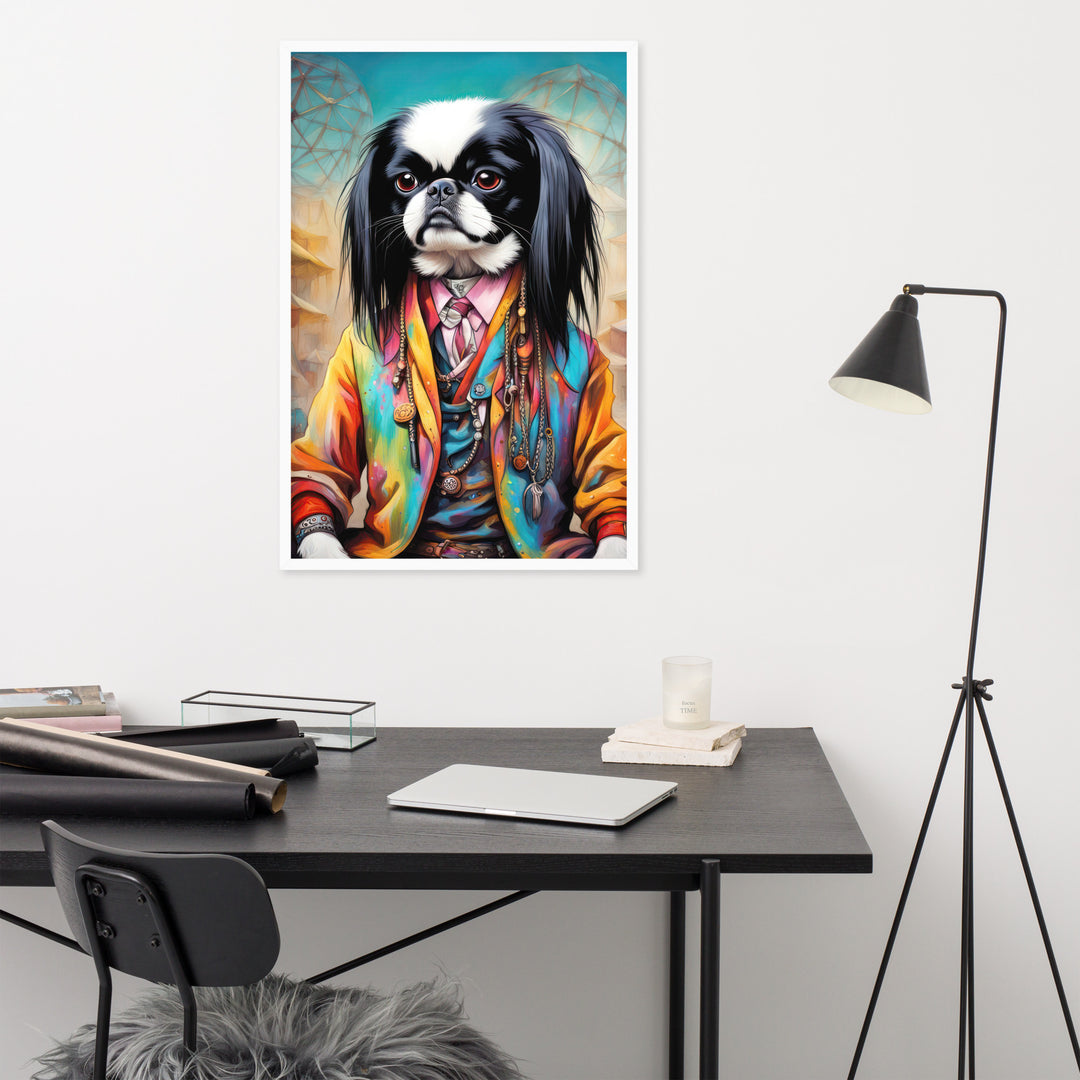 Framed photo paper poster-Japanese Chin