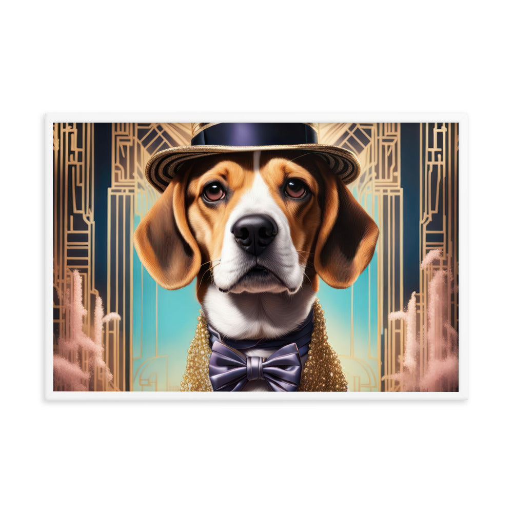 Beagle- Framed photo paper poster v2