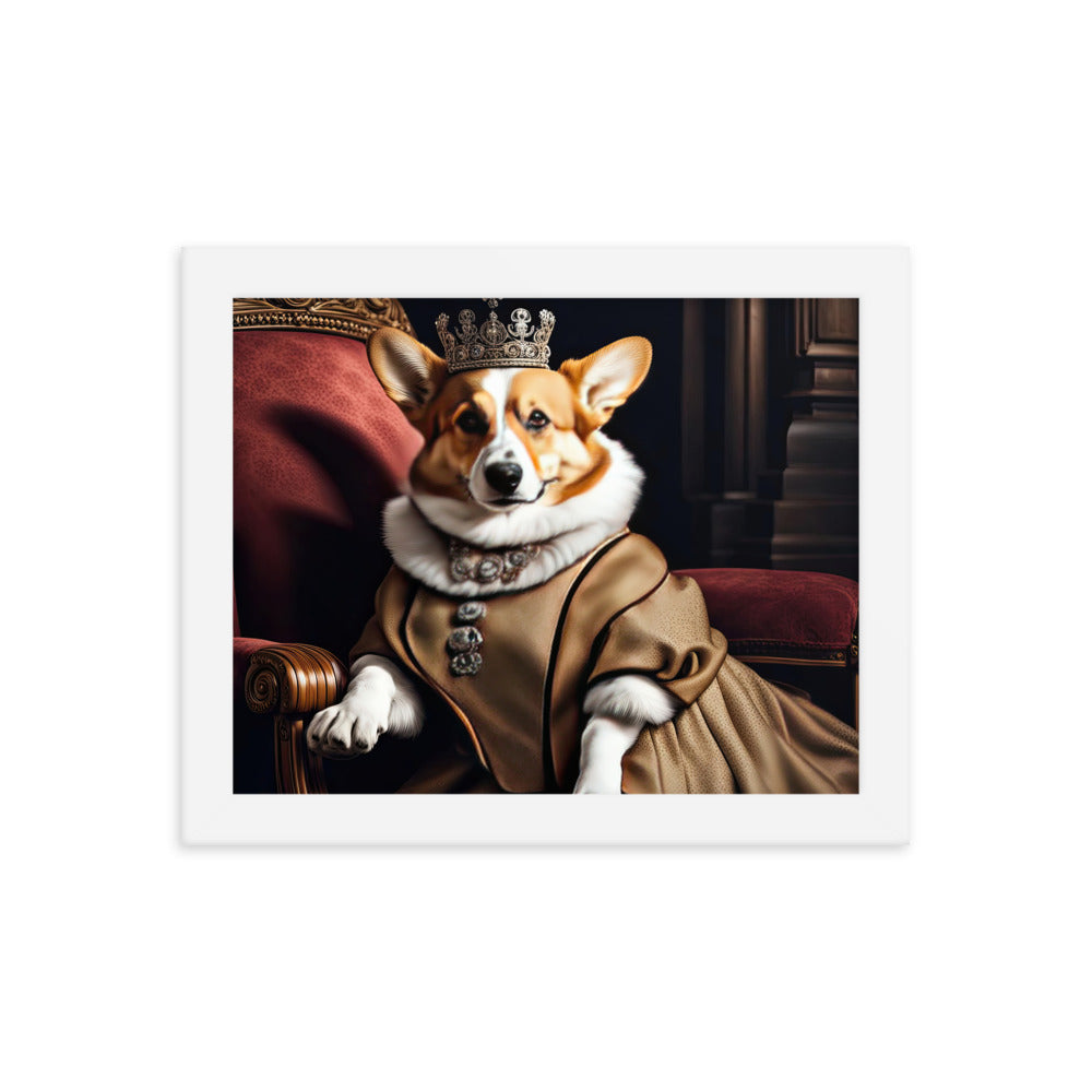 Pembroke Welsh Corgi- Framed photo paper poster