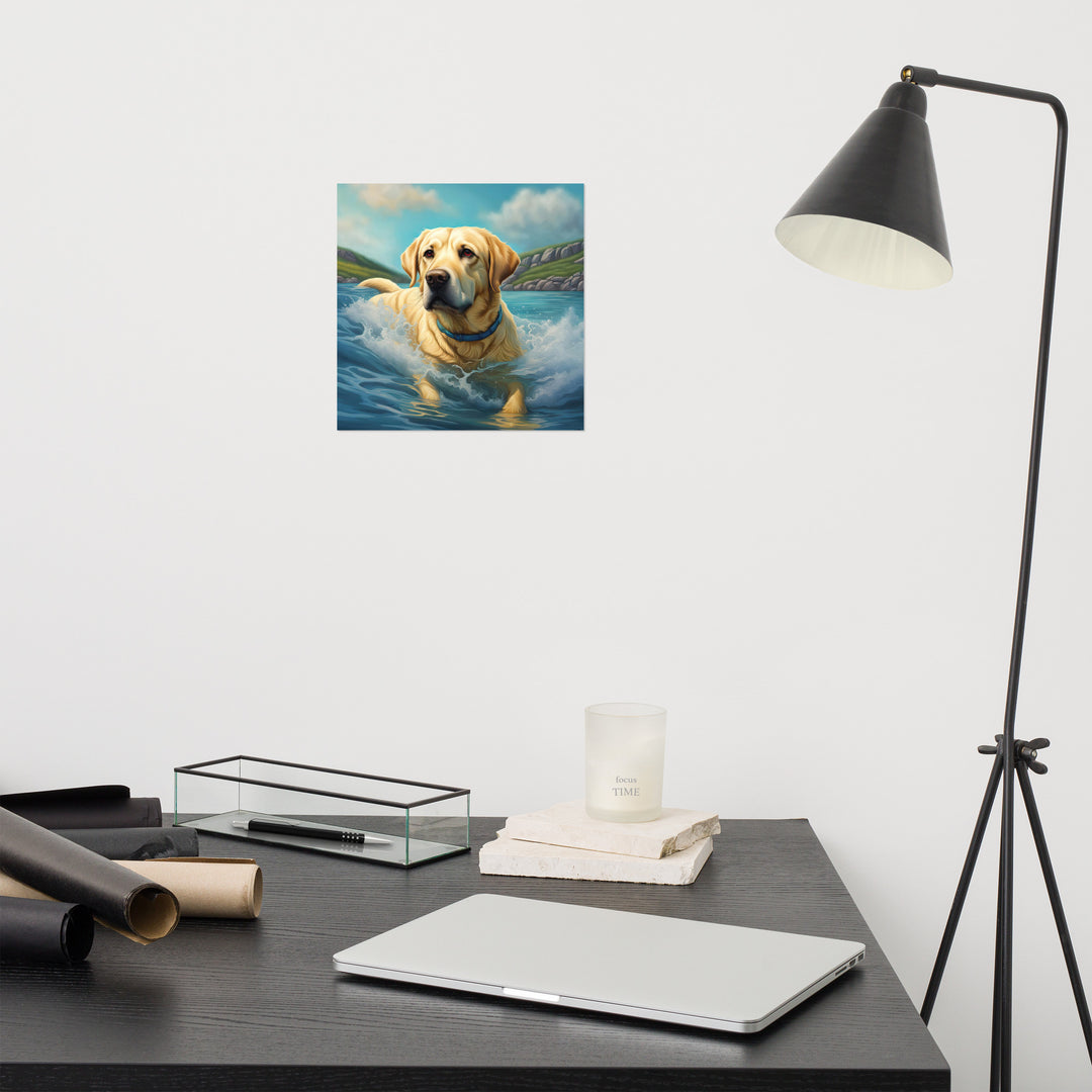 Photo paper poster-Labrador Retriever V2