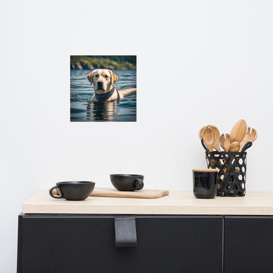 Photo paper poster-Labrador Retriever V3