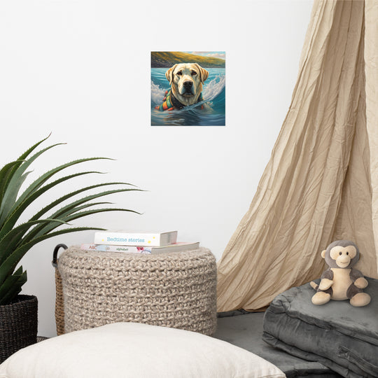 Photo paper poster-Labrador Retriever V4