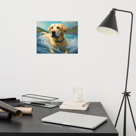 Photo paper poster-Labrador Retriever V2