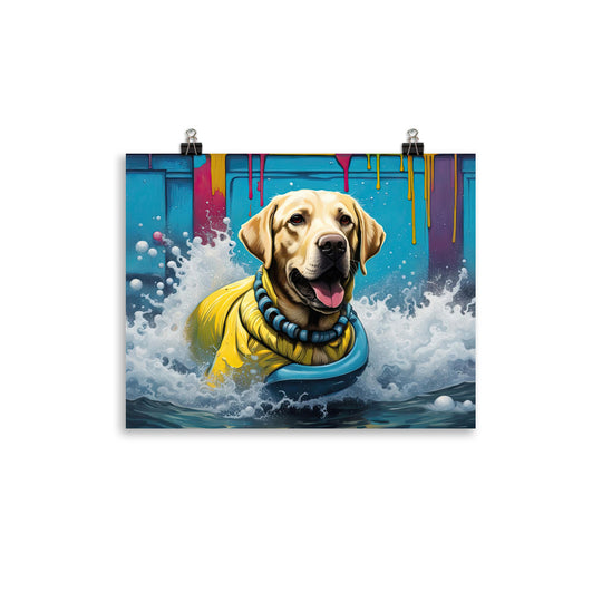 Photo paper poster-Labrador Retriever