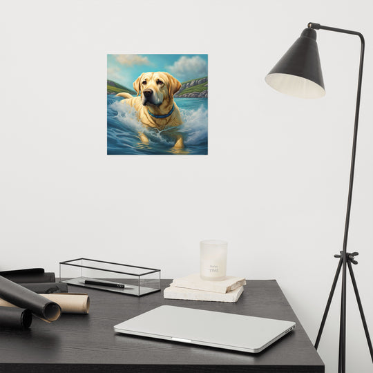 Photo paper poster-Labrador Retriever V2