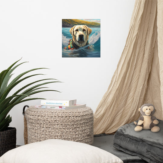 Photo paper poster-Labrador Retriever V4