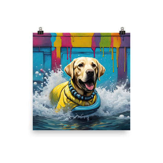 Photo paper poster-Labrador Retriever