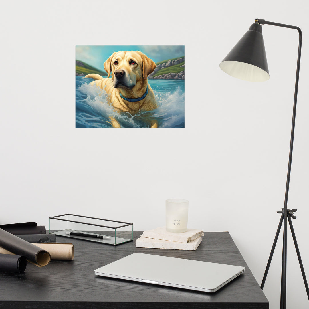 Photo paper poster-Labrador Retriever V2