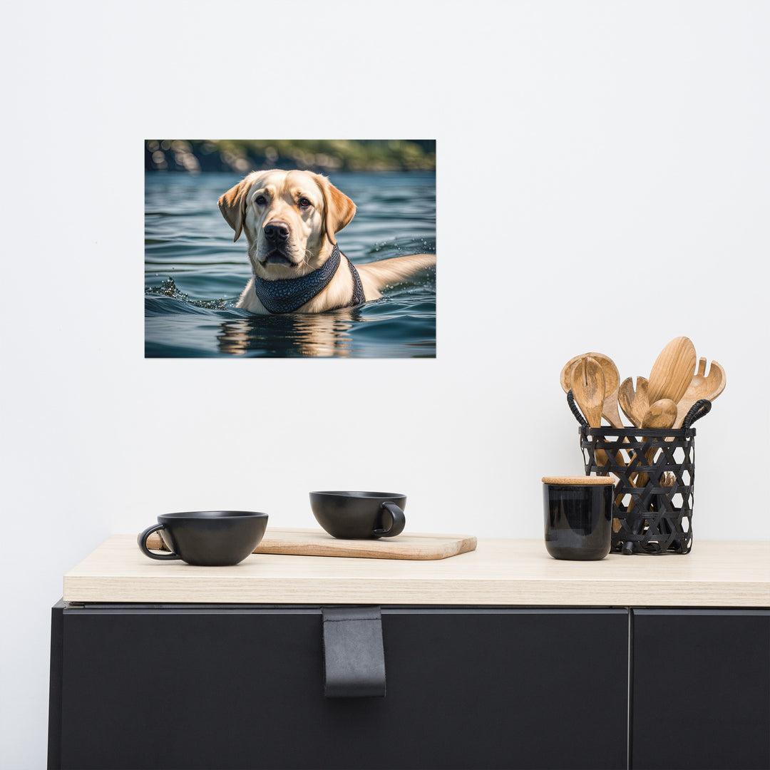 Photo paper poster-Labrador Retriever V3