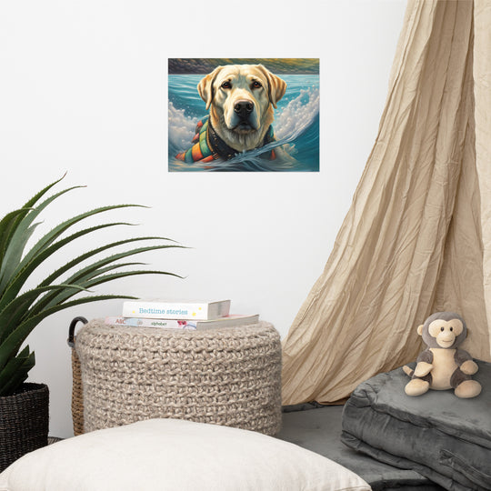 Photo paper poster-Labrador Retriever V4