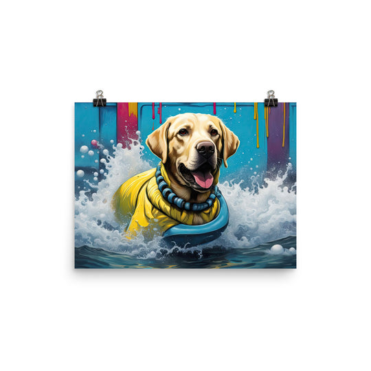 Photo paper poster-Labrador Retriever