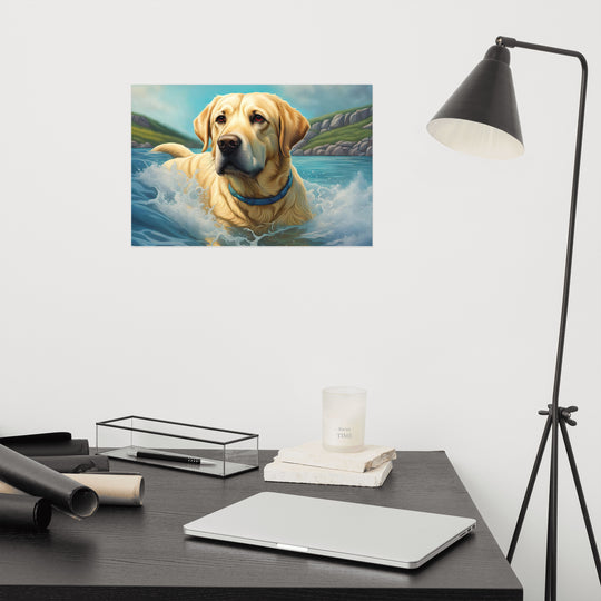 Photo paper poster-Labrador Retriever V2